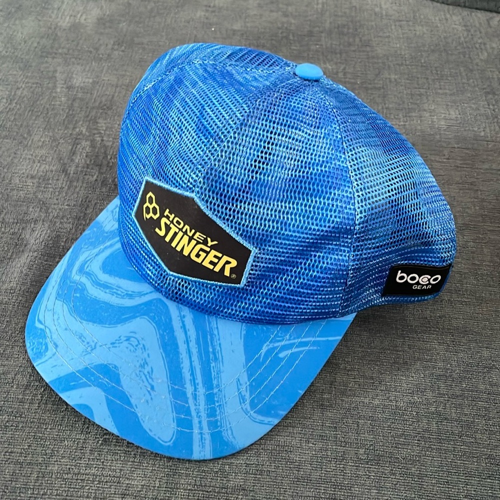 ✨New ✨Honey Stinger Boco gear mesh baseball Technical Trucker - hat 🧢 NWT